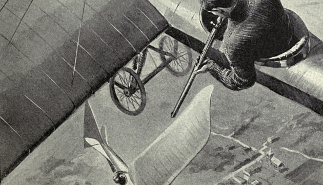 Staré cvičné letadlo s brokovnicí. Ukrajinci střílí drony stylem roku 1914. A funguje to