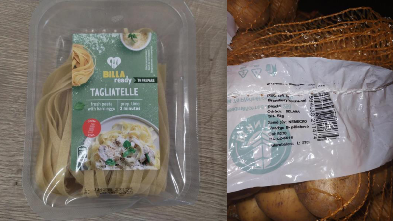 Falšované těstoviny i brambory. Řetězec klamal zákazníky, upozornila inspekce