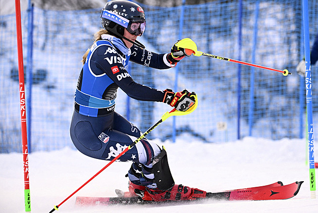 Shiffrinová vede po prvním kole slalom v Levi, Dubovská nepostoupila