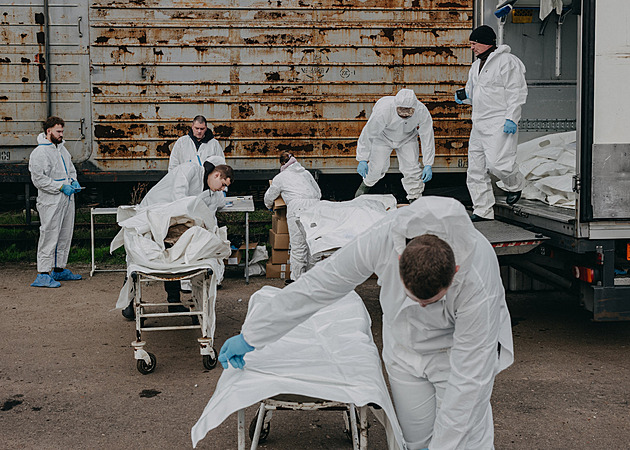 Lékaři našli v těle ukrajinského vojáka granát, museli evakuovat márnici